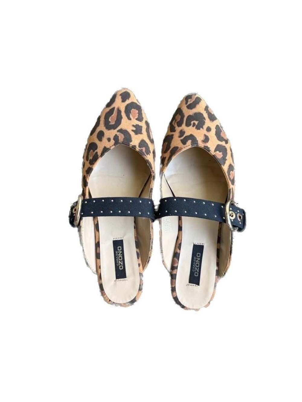 3 for $25 SALE 😎 Leopard Print Mary Jane Pointed Toe Balletcore Shoes Size 6-6.5